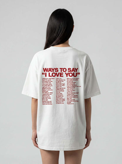 WAYS TO SAY „I LOVE YOU”